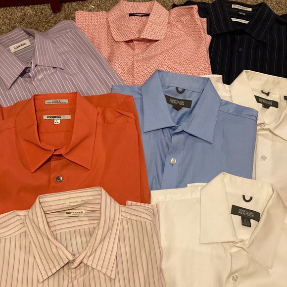 Other - Eight button downs, some causal some dressy lot A37